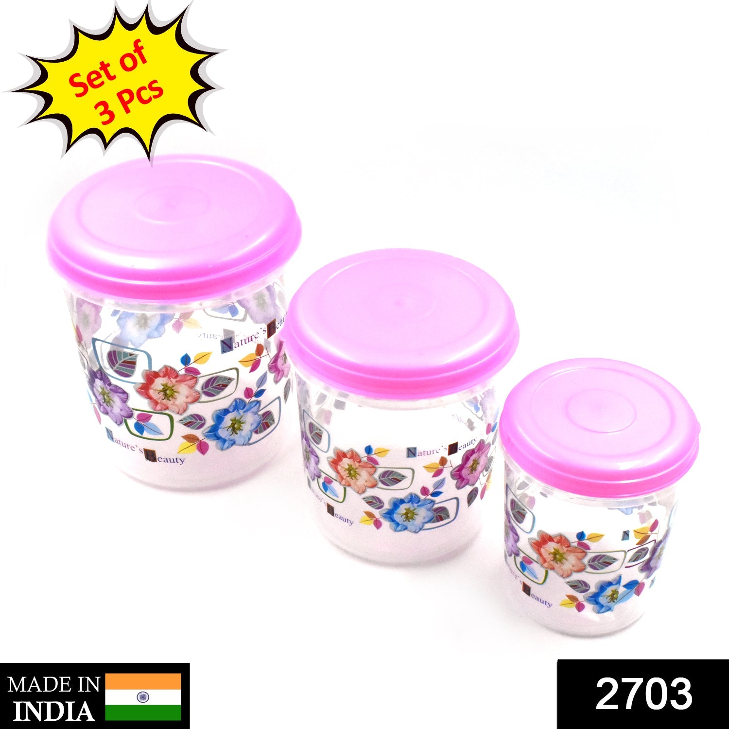 2703 3 Pc Storage Container used in all kinds of places including household and offices for storing stuffs and items etc. 2703 3 Pc Storage Container used in all kinds of places including household and offices for storing stuffs and items etc.